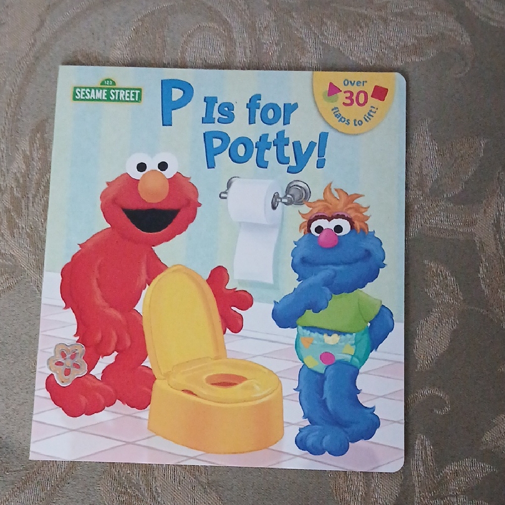 Sesame Street P is for Potty Children Board Book